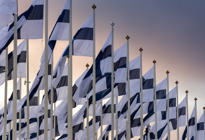 Banderas de Finlandia